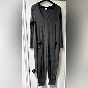SMASH & TESS Friday Romper - Grey - Size Large